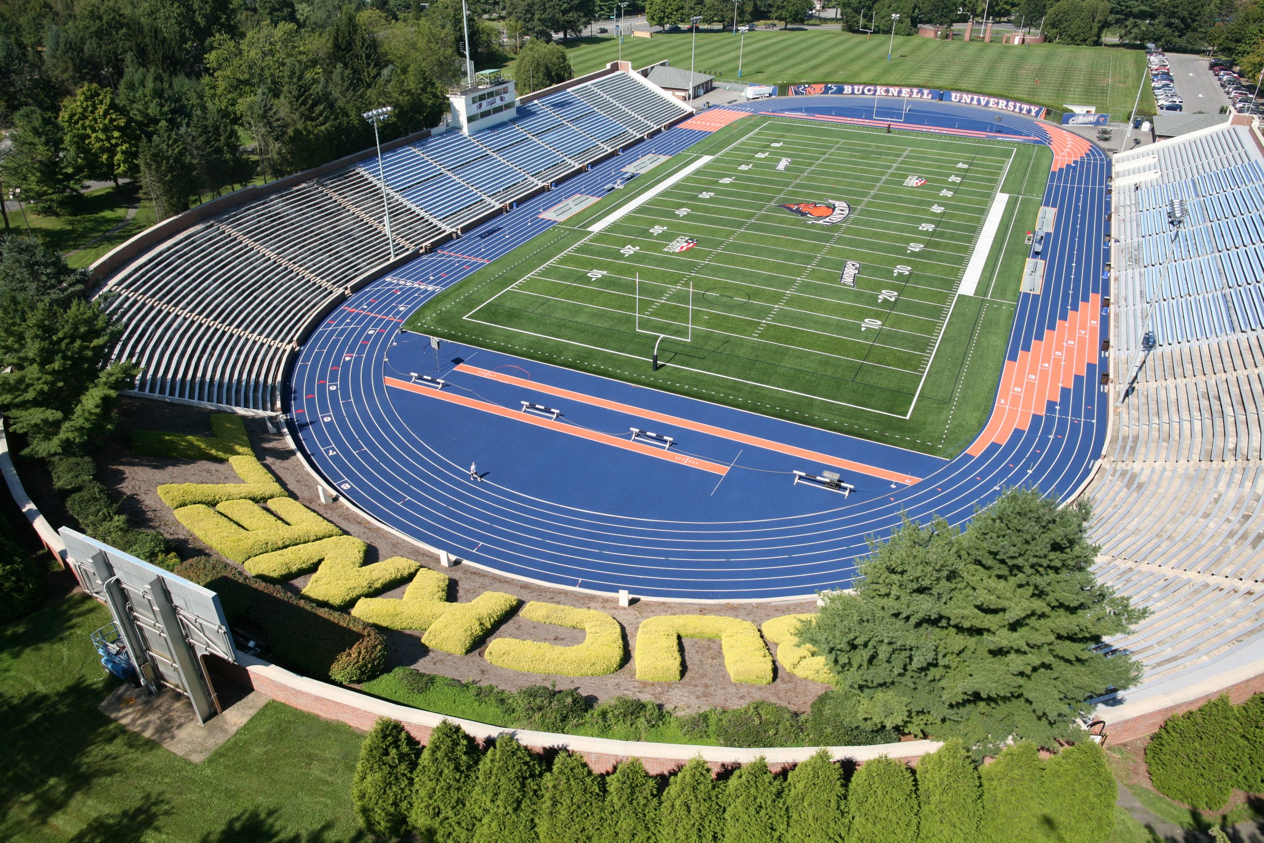 Bucknell University Track Field Completed