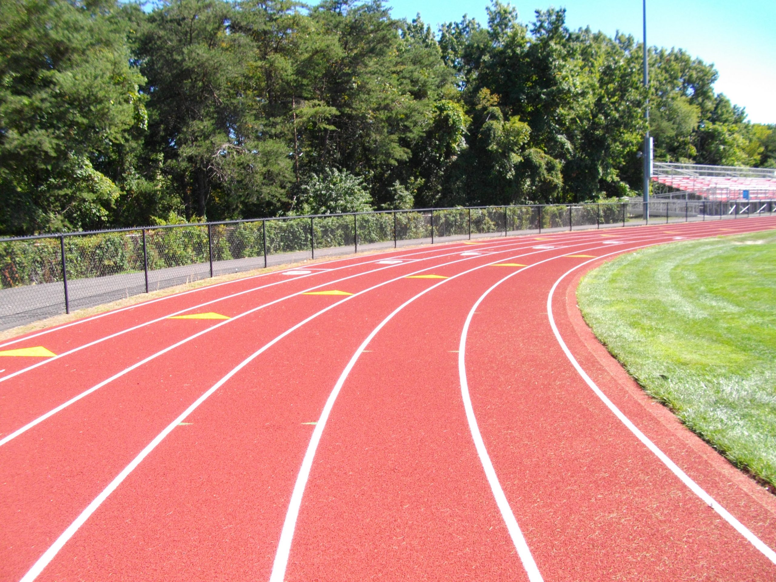 Cinnaminson High School Track Completed Ground