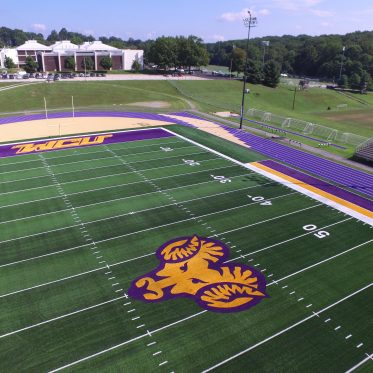 Artificial Turf College Football Field