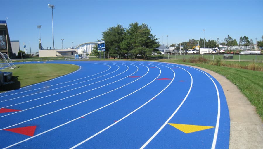 How to build a running track for a high school or college